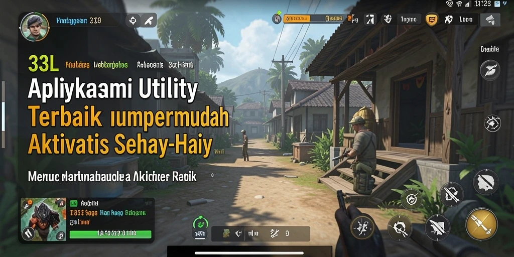 Tampilan utama 33L menampilkan antarmuka pengguna yang sederhana dan intuitif.