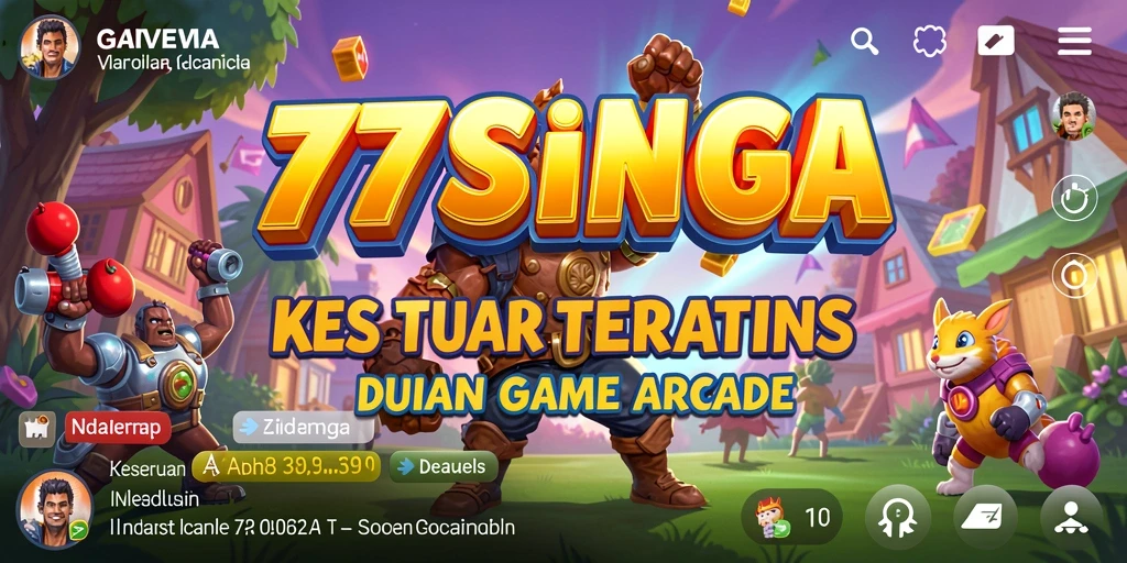 Gambar permainan <strong>77SINGA</strong> menunjukkan aksi seru dalam permainan Arcade yang adiktif.