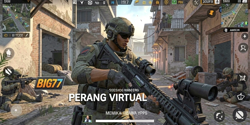 Screenshot BIG77 menampilkan aksi gameplay FPS yang mendebarkan.