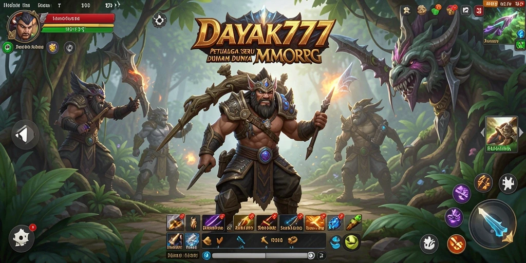 Pengalaman seru dalam gameplay MMORPG DAYAK777 dengan grafis menawan.