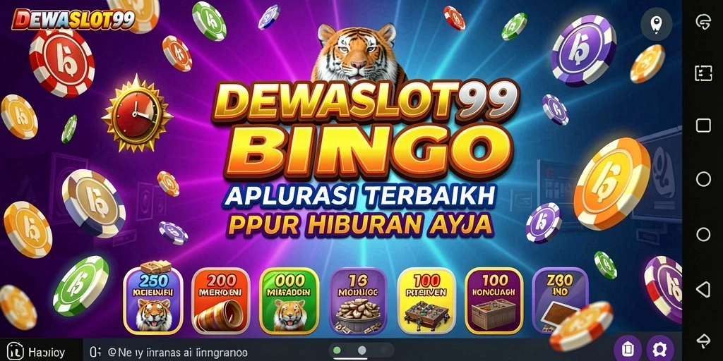 Tampilan gameplay Bingo yang seru di DEWASLOT99.