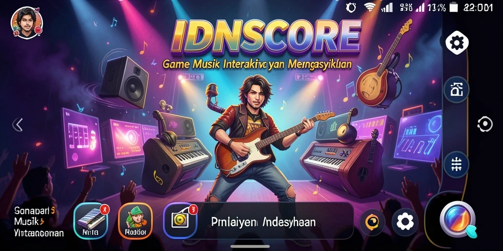 Tampilan screenshot gameplay <strong>IDNSCORE</strong> yang menarik dan interaktif.
