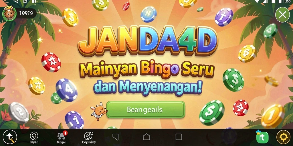 Gameplay seru JANDA4D dengan banyak pilihan Bingo.