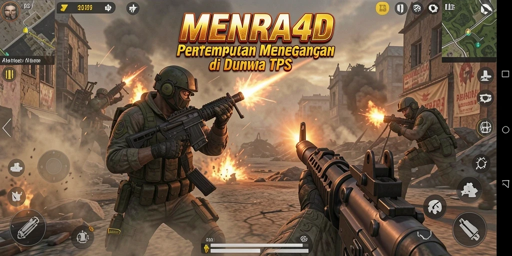 Tangkapan layar gameplay mendebarkan di MENARA4D.
