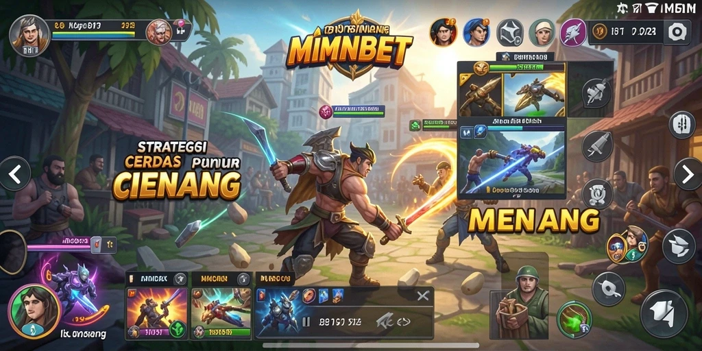 Tangkapan layar MIMINBET menampilkan momen strategis yang mendebarkan.