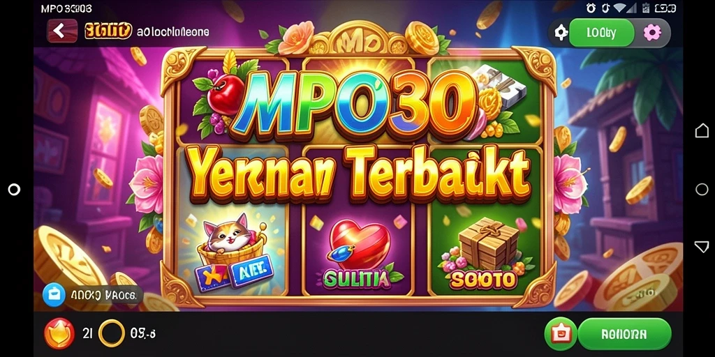 Screenshot MPO303 menampilkan gameplay slot yang seru.