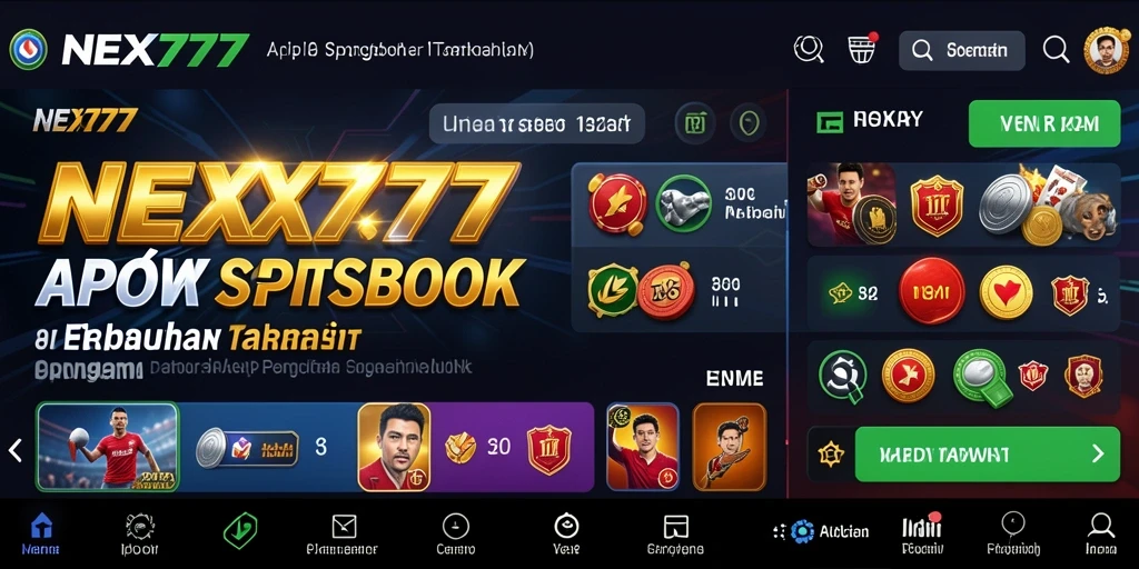 Tampilan antarmuka NEX777 dengan opsi taruhan yang menarik.