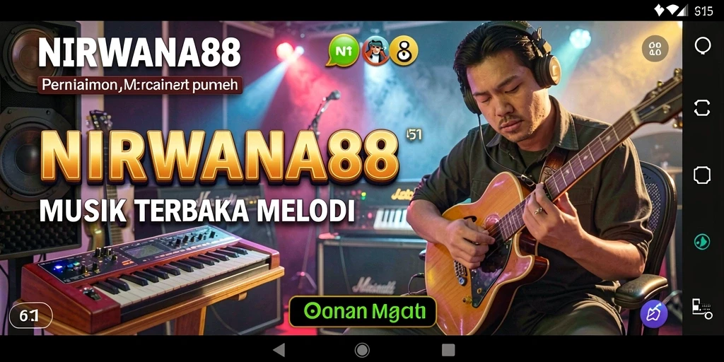 Tampilan gameplay musik yang menarik di NIRWANA88.