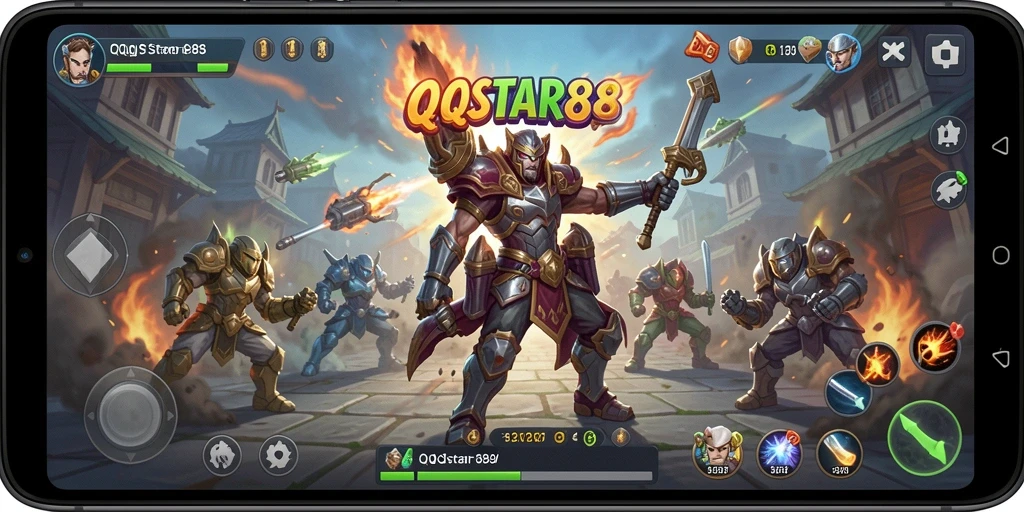 Tampilan gameplay QQSTAR88 yang menarik dan strategis.