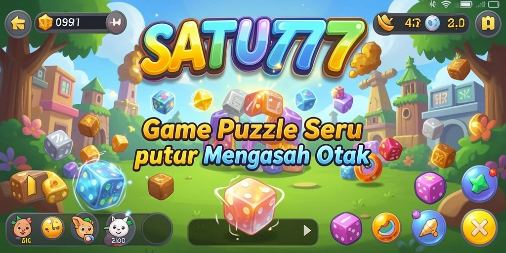 Tangkapan layar SATU77 menampilkan gameplay Puzzle yang menarik dan menantang.