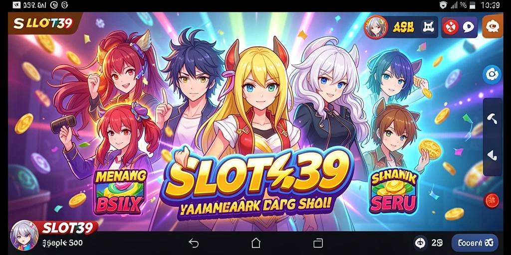 Menampilkan gameplay menarik SLOT39 dengan karakter anime ikonik.