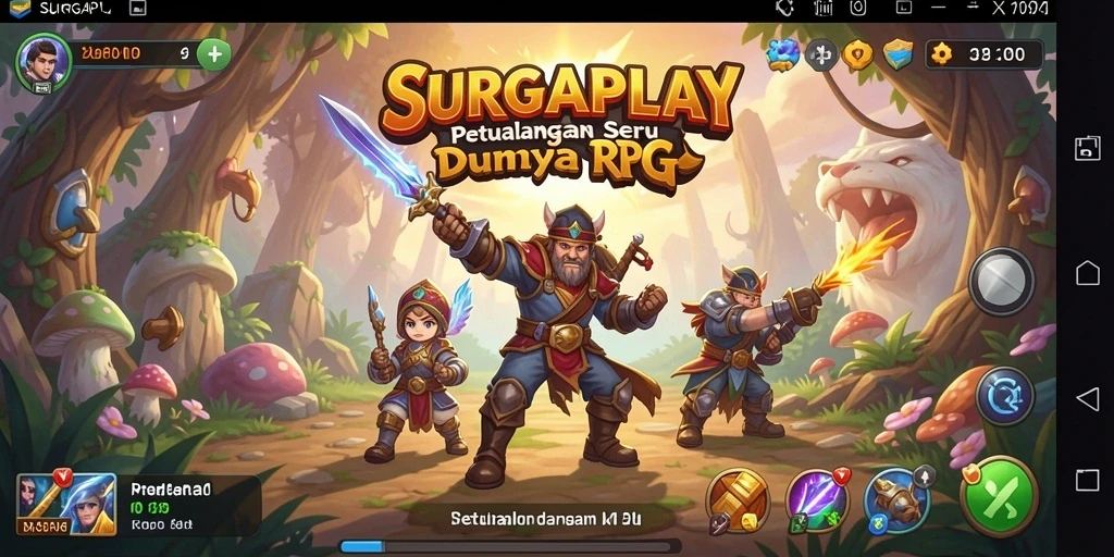 Gameplay seru dengan grafis memukau di SURGAPLAY.
