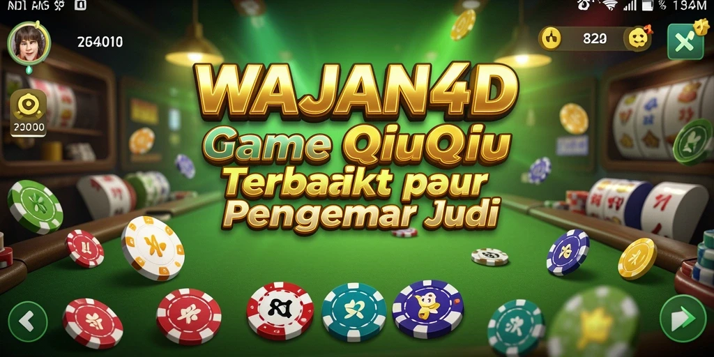 Screenshot gameplay seru dari WAJAN4D yang menunjukkan suasana bermain QiuQiu.